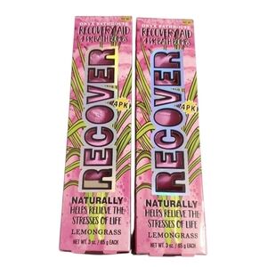 New Onyx Bathhouse Recovery Aid 8PK Bath Bombs Relieve Stress Lemongrass